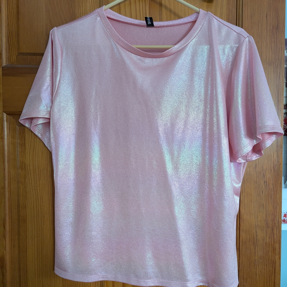 Gildan Iridescent Pink Short Sleeve Tee